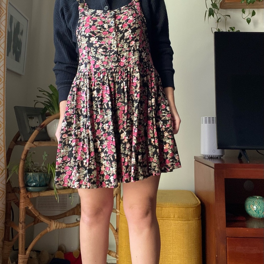 Urban Outfitters floral overall jumper